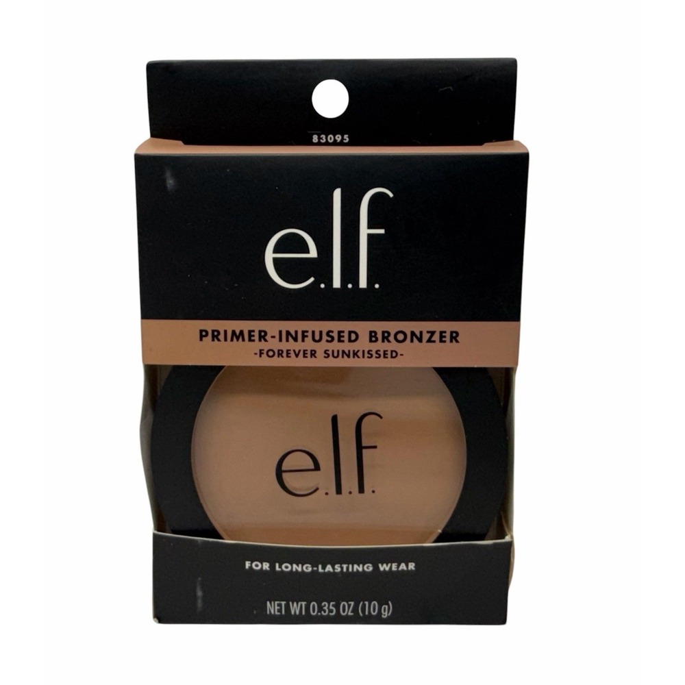 e.l.f. Primer Infused Bronzer, FOREVER SUNKISSED 0.35oz #83095 Full Size NEW